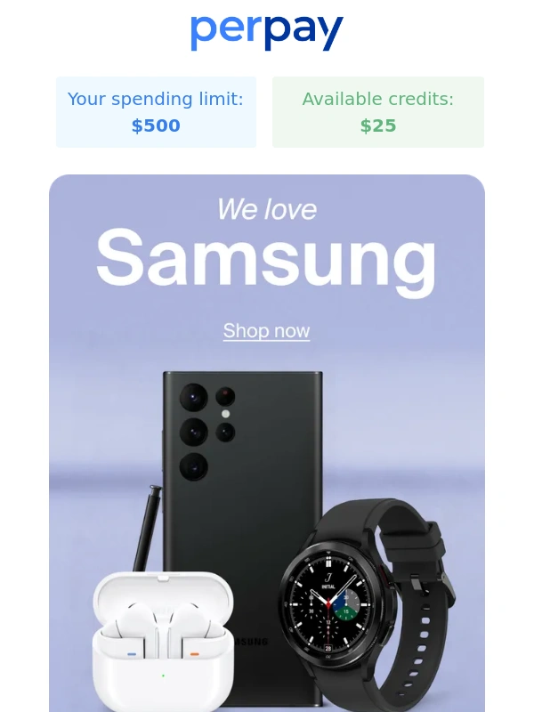 Perpay - Your world,upgraded by Samsung ?