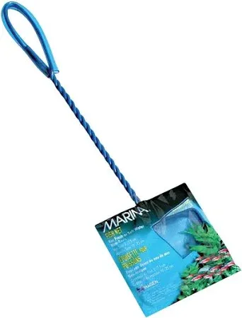 Marina 3-Inch Blue Fine Nylon Net with 10-Inch Handle