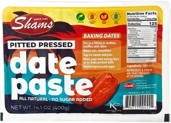 Shams Pitted Pressed Date Paste