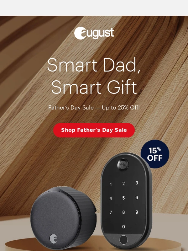 August Smart Lock - Beat the Rush! Start Your Father's Day Shopping Today