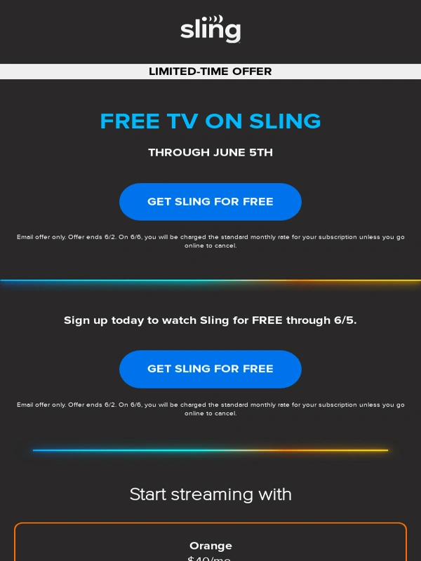 Sling - Start watching Sling for free