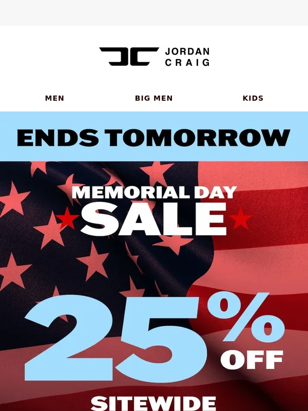 Jordan Craig - Your Perfect Denim Fit? One Day Left to Save