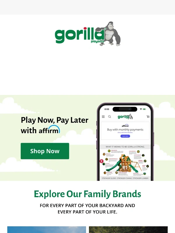 Gorilla Playsets - Get Ready for Fun: Swing Set Deals