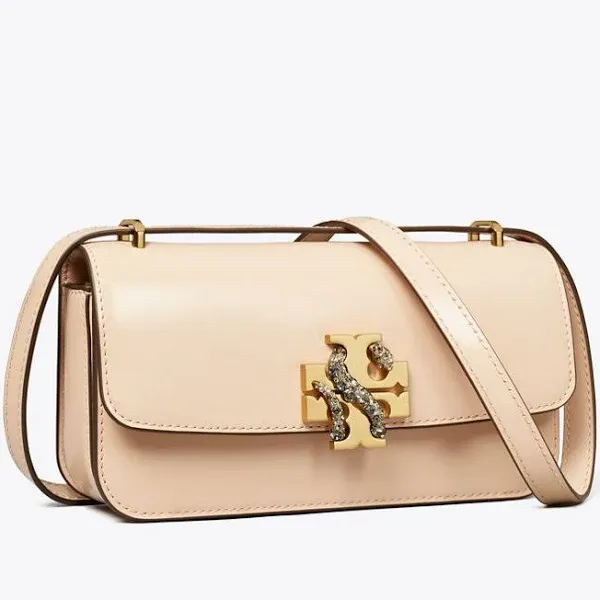 Tory Burch Eleanor Spazzolato Leather Convertible Crossbody Bag