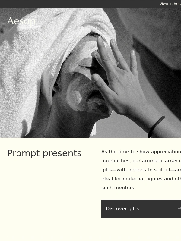 Aesop - A gift-giving reminder