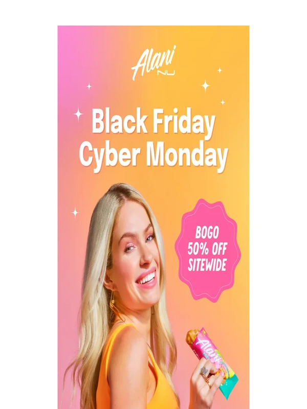 Alani Nu - Live now: Black Friday Sale