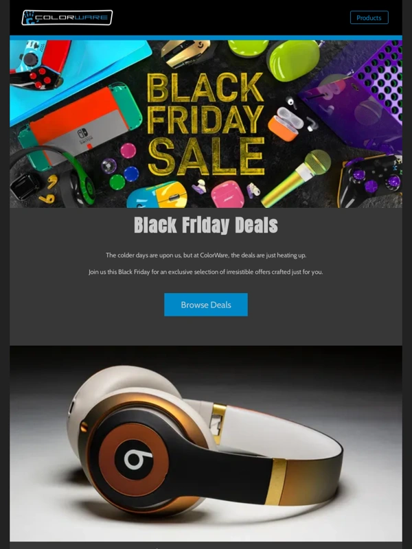 ColorWare - ColorWare Exclusive Black Friday Deals