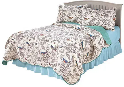 Miles Kimball Tranquility 3 pc Quilt Set by OAKRIDGE™-King - Size King