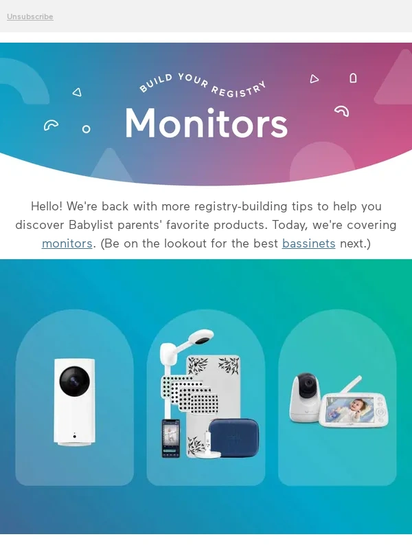 Babylist - Registry Inspiration: The Best Monitors