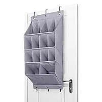 2-Pack 14-Pocket Hanging Shoe Organizers - Over the Door $14.99