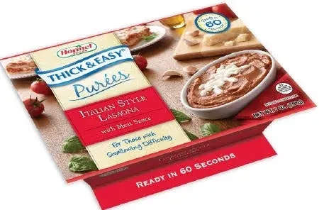 Hormel Thick & Easy Purees Italian Style Beef Lasagna