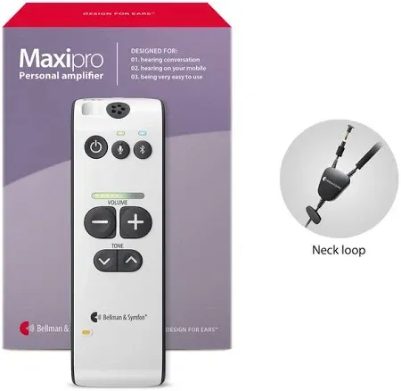 Bellman & Symfon Maxi Pro & Personal Amplifier & Earbuds