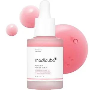 Salmon DNA PDRN Pink Peptide Serum, 1.01 fl.oz. | Pink glow serum, Peptide, Niacinamide, Hydrating & Moisturizing & Firming, Uneven Skin Tone, Korean Skincare