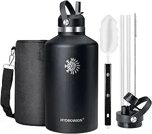 HYDROWION Double Wall Insulated Stainless Steel Water Bottles: 64-Ounce $18.14, 128-Ounce $26.94 + Free Shipping w/ Prime or on $35+