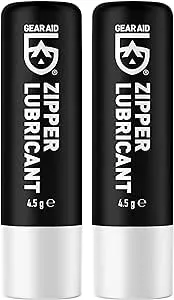 2-Pack 0.09 Pounds Gear Aid Zipper Wax Lubricant Stick for Wetsuits and Drysuits