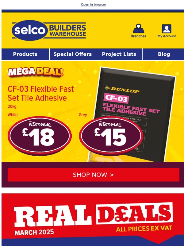 Selco - March Deals are here!