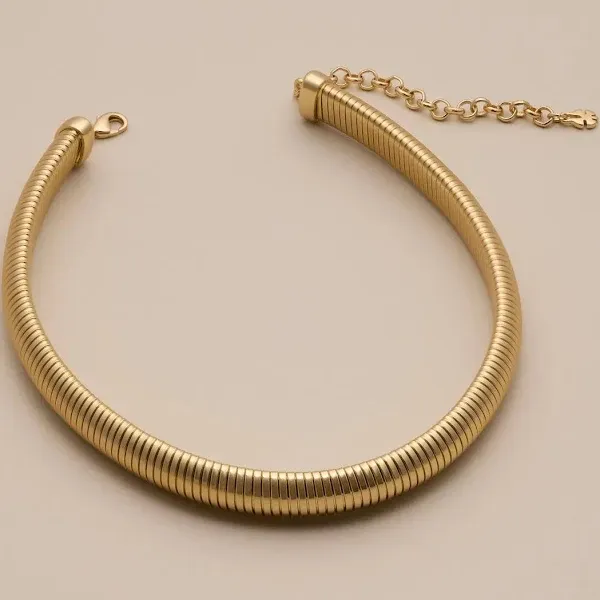 Lucky Brand Women's Coiled Gold Chain Pendant Necklace