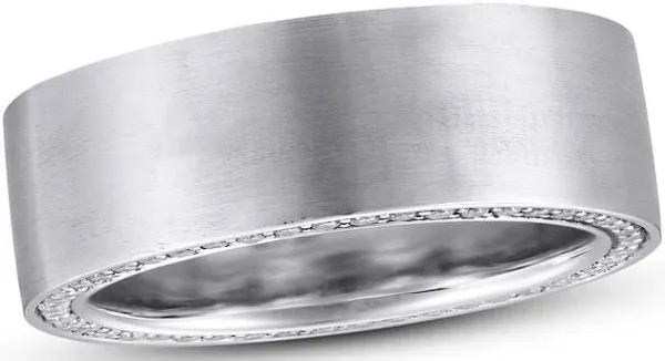 Jaymes & Jonathan Men's 1/2 Ct tw Round-Cut Diamond Wedding Band in 14K