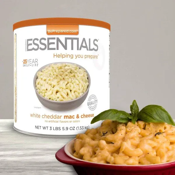 Emergency Essentials White Cheddar Mac & Cheese Entree