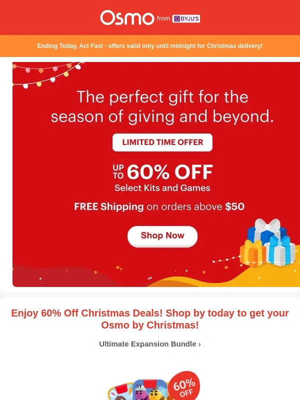 Osmo - ⏰ Ending Today: Grab Up to 60% OFF + Free Shipping!