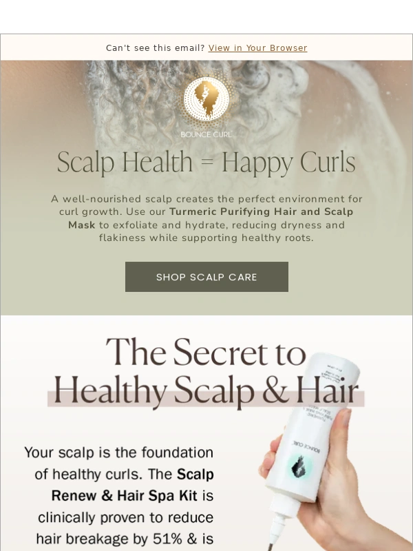Bounce Curl - Is Your Scalp Getting Enough Love? ?‍♀️