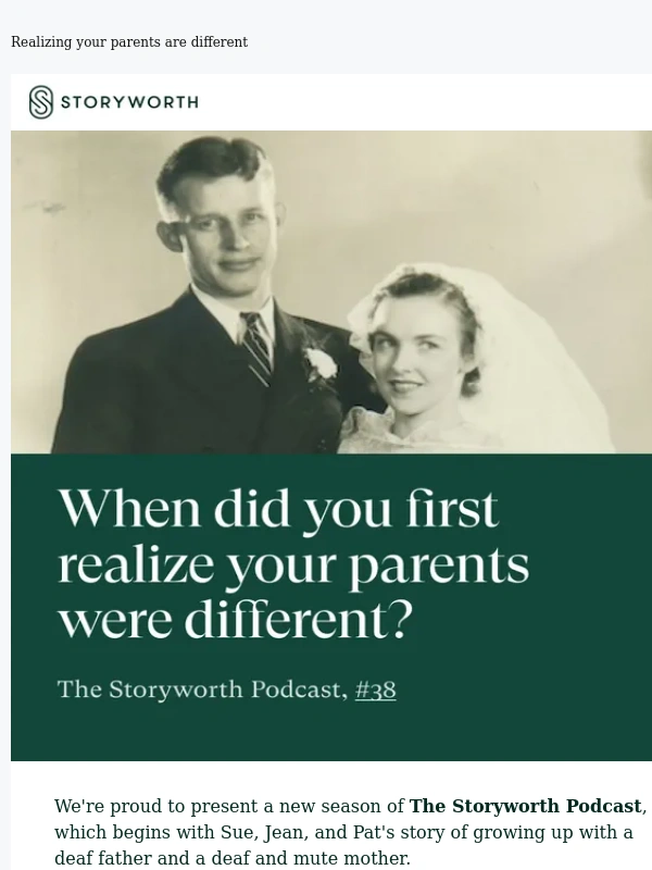 Story Worth - The Storyworth Podcast is back with a new season!