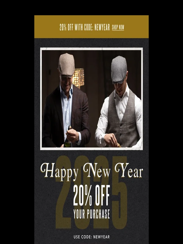 Boston Scally - Ring in the New Year with 20% OFF!