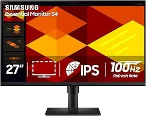 SAMSUNG 27 (S40GD) Borderless Business Monitor with IPS Panel, 100Hz Refresh Rate, Eye Saver Mode, Ergonomic Design, Game Picture Mode, LS27D402GANXGO at Amazon $149.99