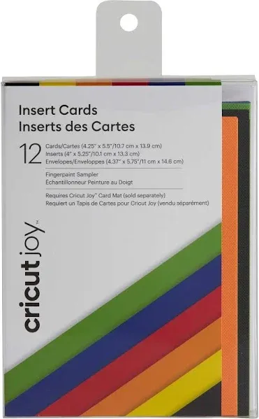 Cricut Joy Insert Cards Fingerpaint Sampler