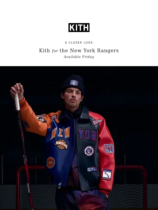 Kith - A Closer Look | Kith for the New York Rangers