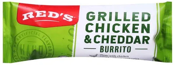 Red's Grilled Chicken & Cheddar Burrito