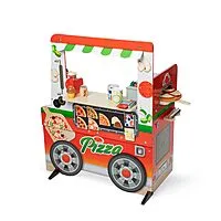 Melissa & Doug Wooden Pizza Food Truck Activity Center w/ Play Food $70.88 + Free Shipping