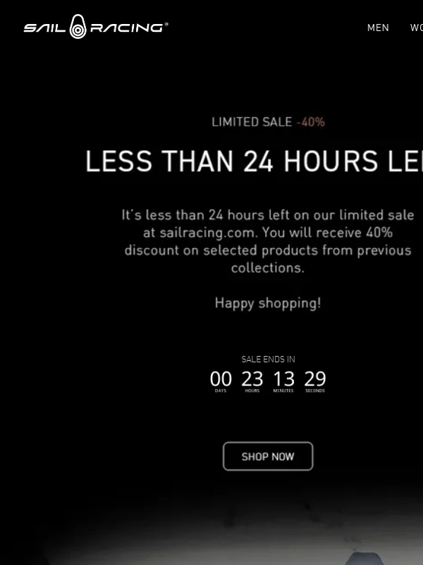 Sail Racing - 24 hours left - 48 HOURS LIMITED SALE