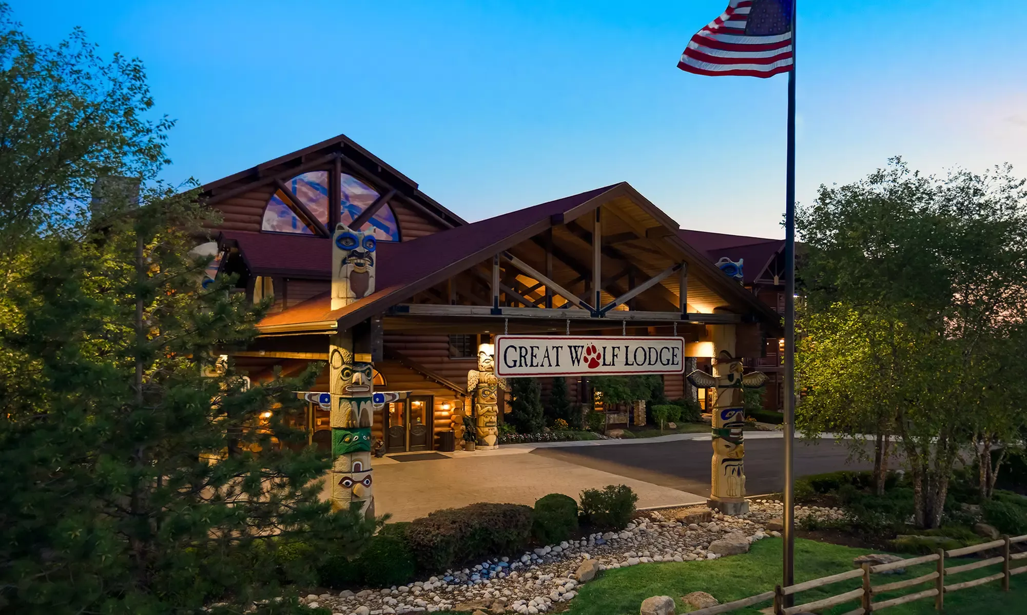 Hotel Stay with Daily Water Park Passes at Great Wolf Lodge Kansas City in Kansas