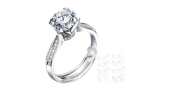 Ring Sizers Invisible Ring Size Adjuster, Ring Guards for Loose Rings Fit Any Rings, 2 Styles,Insert and Spiral