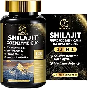 Bbeeaauu Shilajit Coenzyme Q10 Supplement