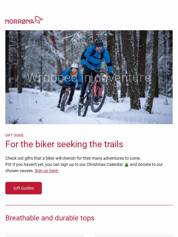 Norrona - Gifts for the bikers
