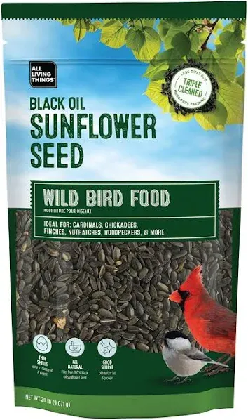 All Living Things Black Oil Sunflower Seeds