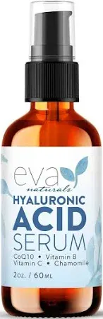 Eva Naturals Pure Hyaluronic Acid Serum For Face Anti Aging Facial Serum Wrinkles