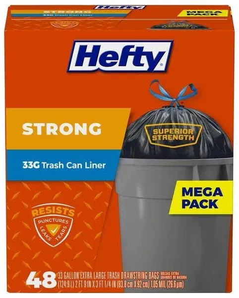 Hefty Strong Large Trash Bags