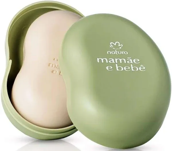Natura - Mamae E Bebe - Sabonete Em Barra Tradicional Com Saboneteira 100 GR