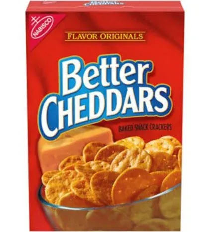Better Cheddars Baked Snack Crackers