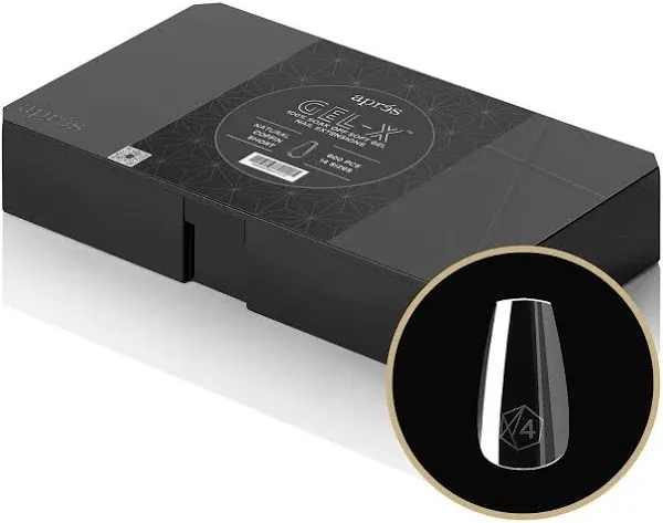 APRES Gel-X Natural Coffin Short Box of Tips