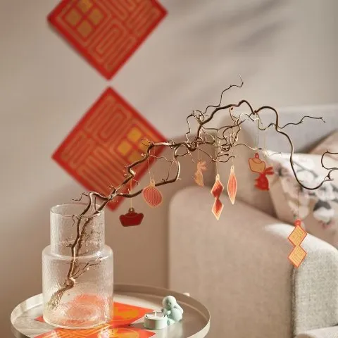 Ikea FOSSTA Decoration, set of 12, multicolor - IKEA