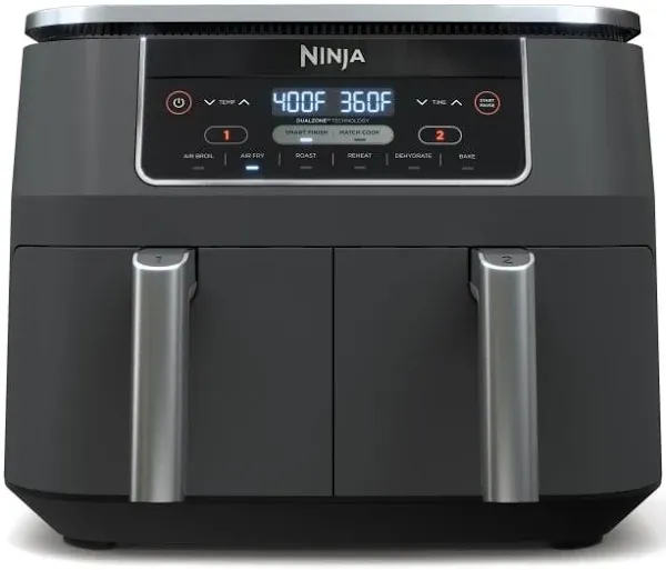 Ninja Foodi 6-in-1 8 qt. 2-Basket Air Fryer with DualZone Technology