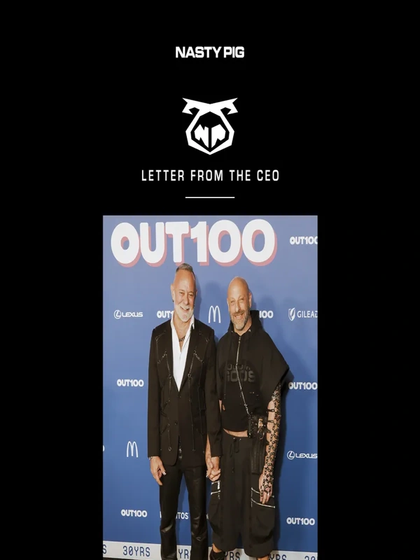 Nasty Pig - Letter From the CEO