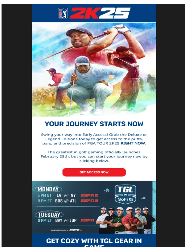2K - PLAY PGA TOUR 2K25 RIGHT NOW
