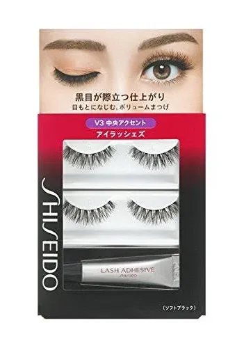 Shiseido Eye Lashes V3 False Eyelash 2Set Glue 3.3g