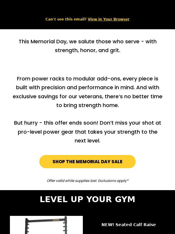 Powertec - Memorial Day Sale ?? Up To 20% Off Sitewide!