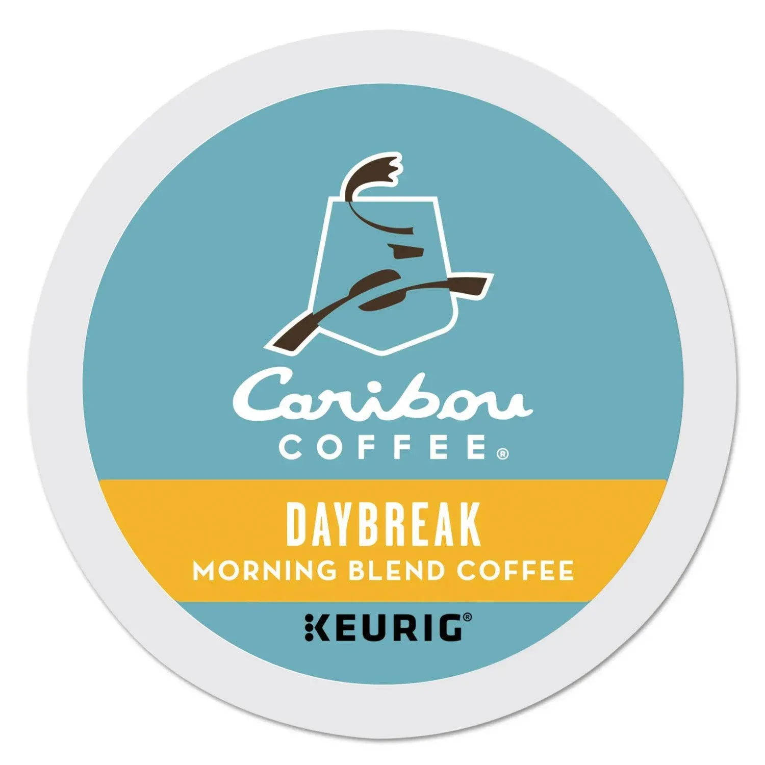 Caribou Coffee Daybreak Morning Blend, K-Cups for Keurig Brewers, 96-Count